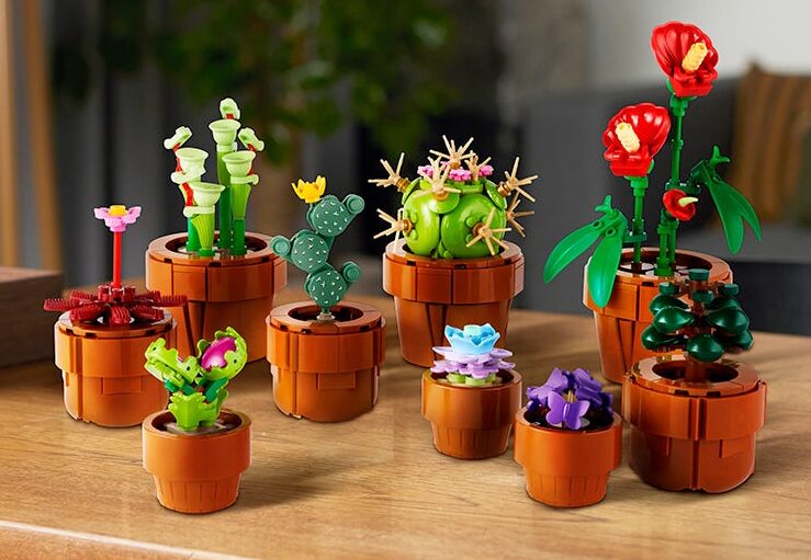 LEGO botanical decor set for adults